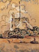 Paul Signac Notre-Dame oil